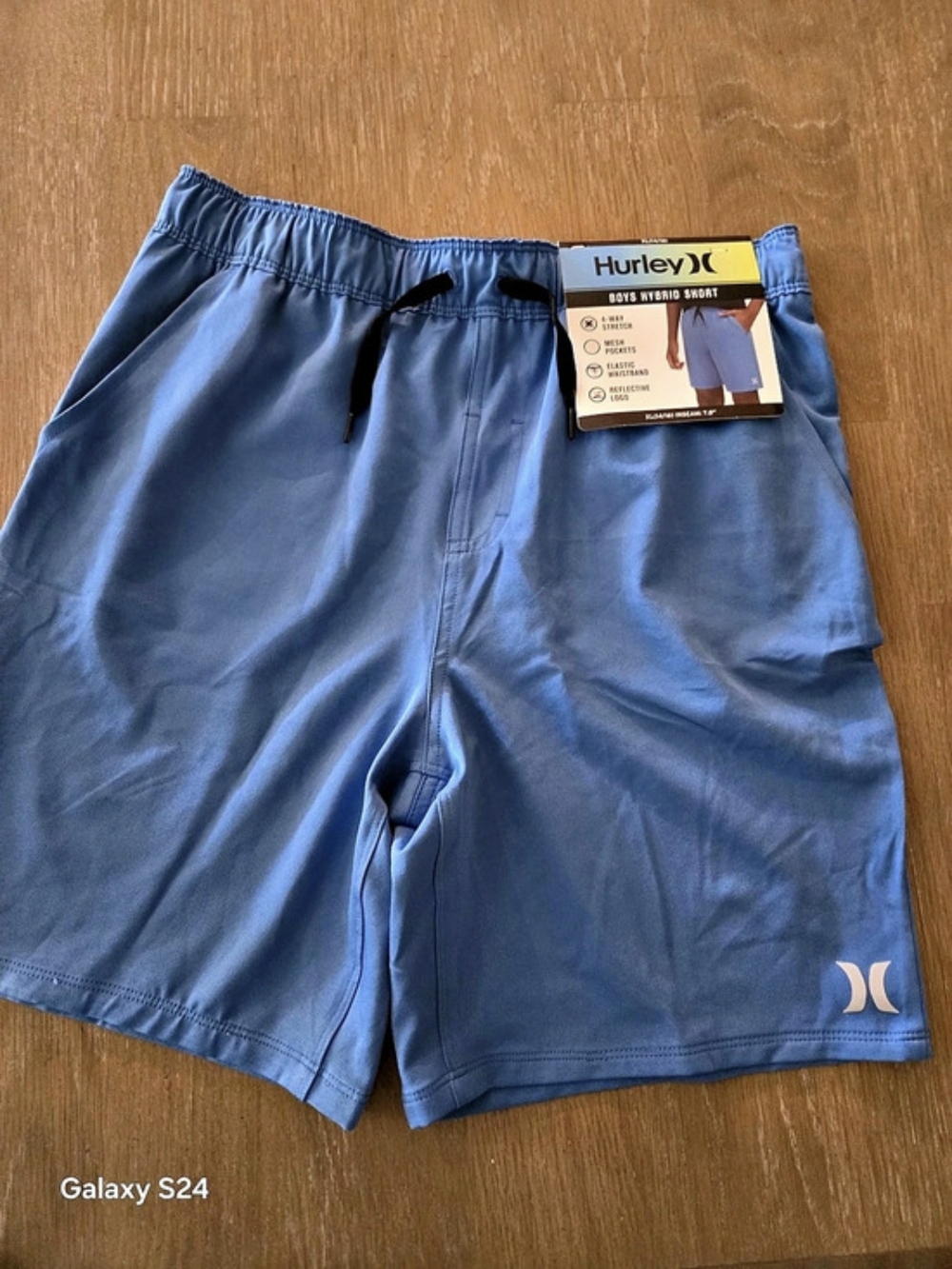 Hurley Boys Hybrid Short Blue Boys XL (14/16) NWT